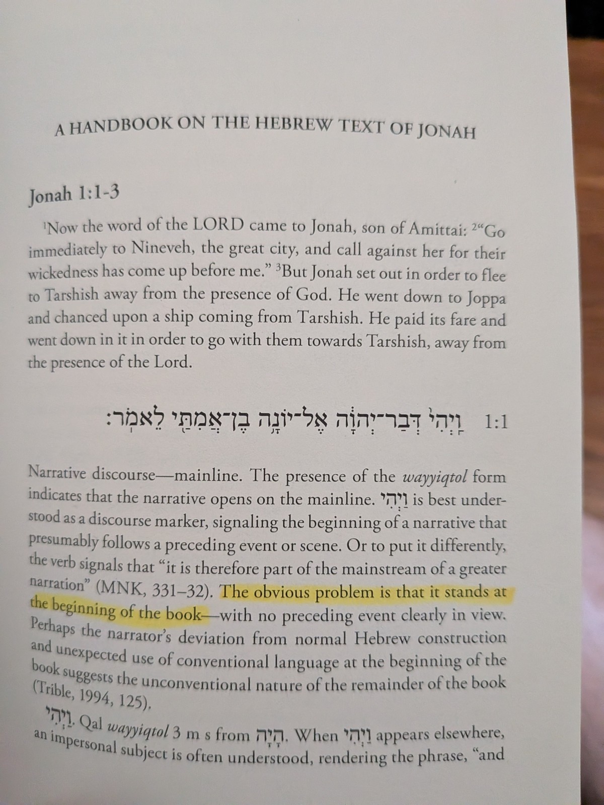 Baylor Handbook on the Hebrew Bible Ser.: Jonah : A Handbook on the Hebrew Text