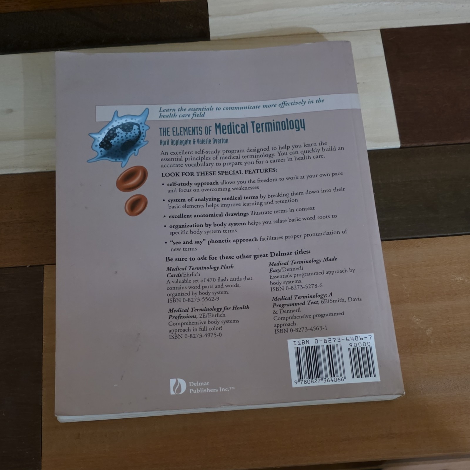 The Elements of Medical Terminology Applegate Overton Delmar Paperback