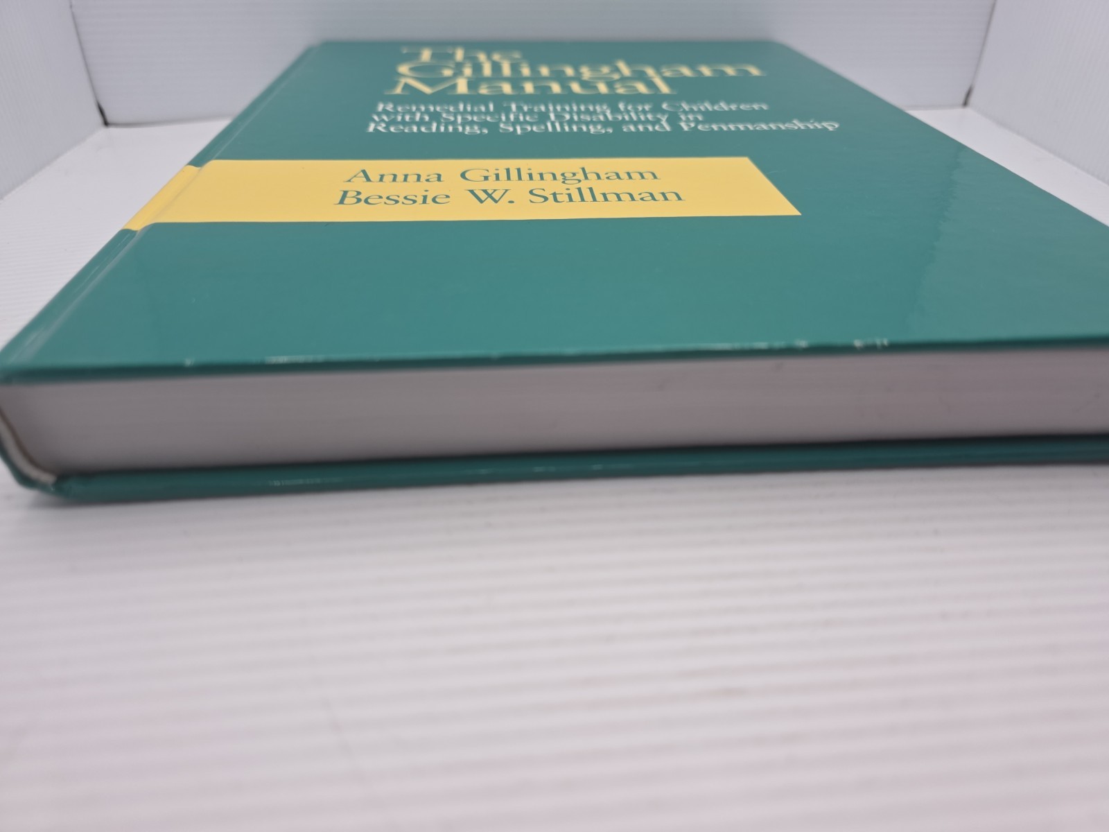 The Gillingham Manual: Remedial Training for Students With Specific Disabili…