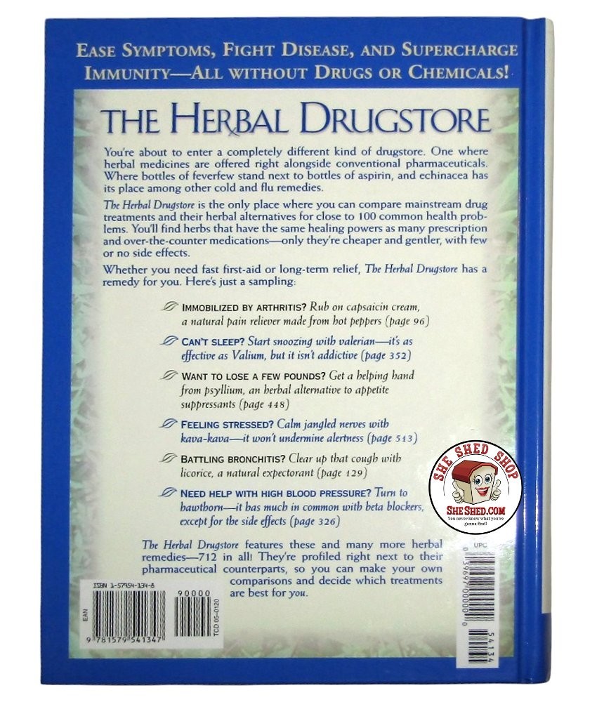 The Herbal Drugstore Linda B White Steven Foster 2000 HC Natural Remedies Guide