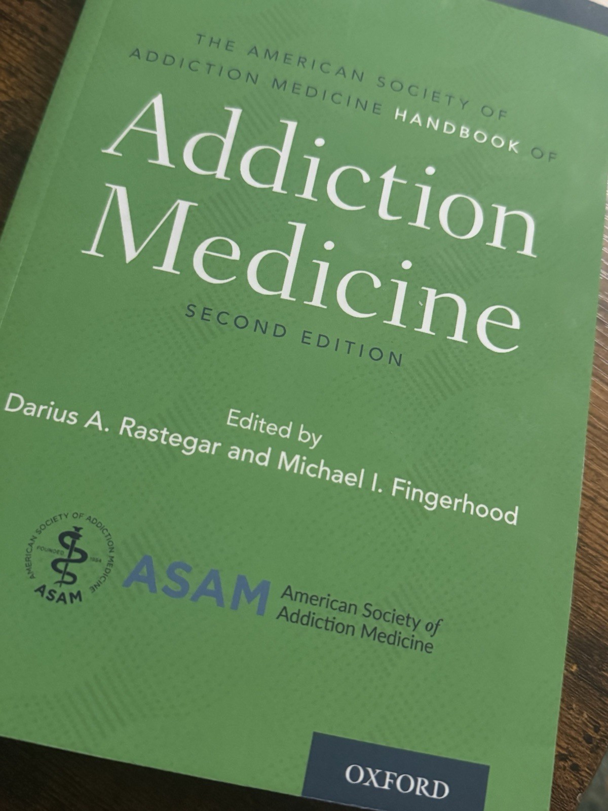 The American Society of Addiction Medicine/Handbook FREE SHIPPING – OFFER
