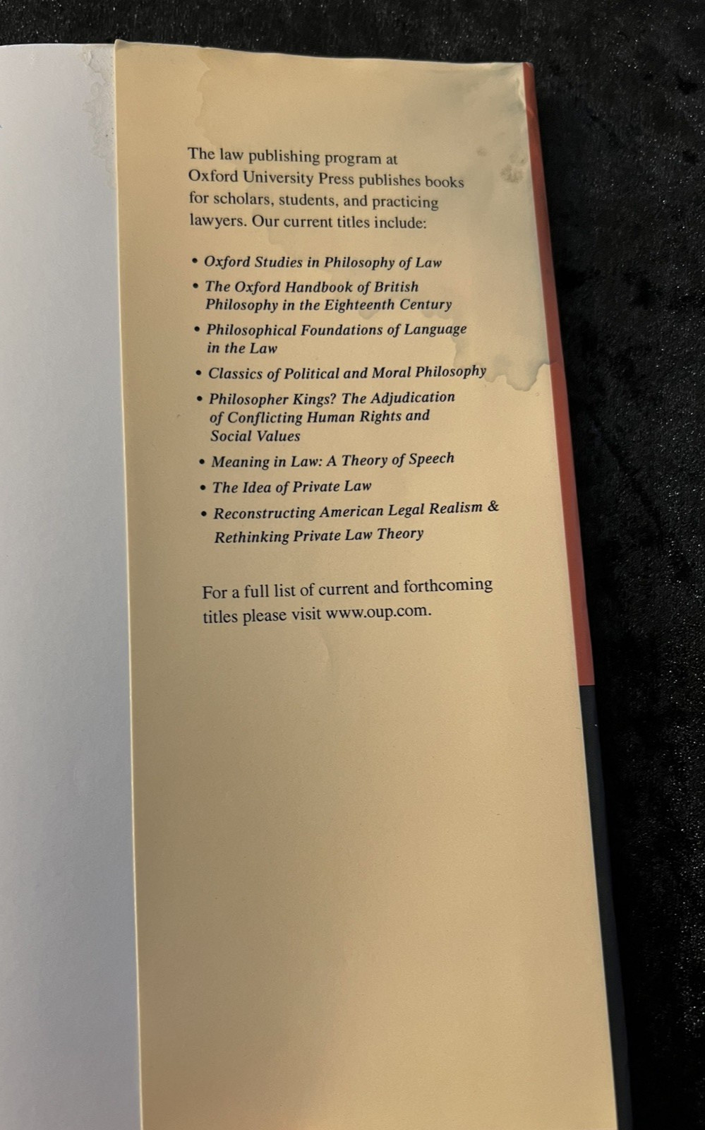 The Philosophy of Customary Law by James Bernard Murphy: Used