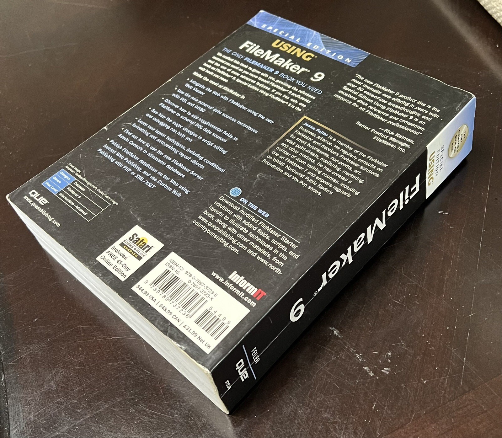 SPECIAL EDITION USING FILEMAKER 9 By Jesse Feiler