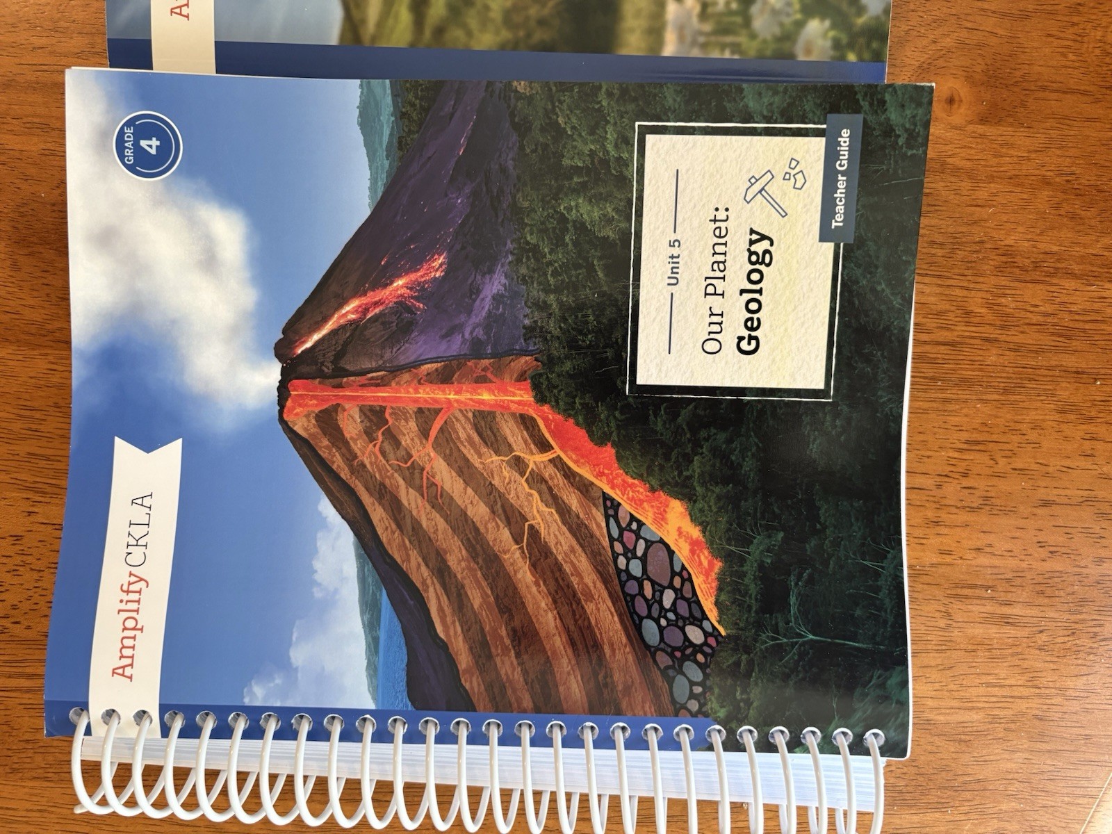 Amplify CKLA Teacher Guide Grade 4 Our Planet Geology Activity Book Reader Set