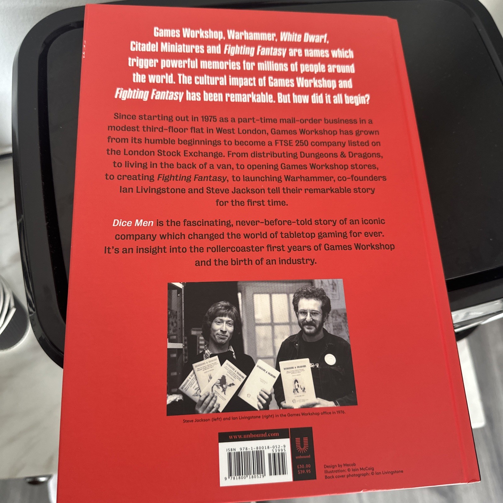 Dice Men: The Origin Story of Games Workshop – Hardback Livingstone
