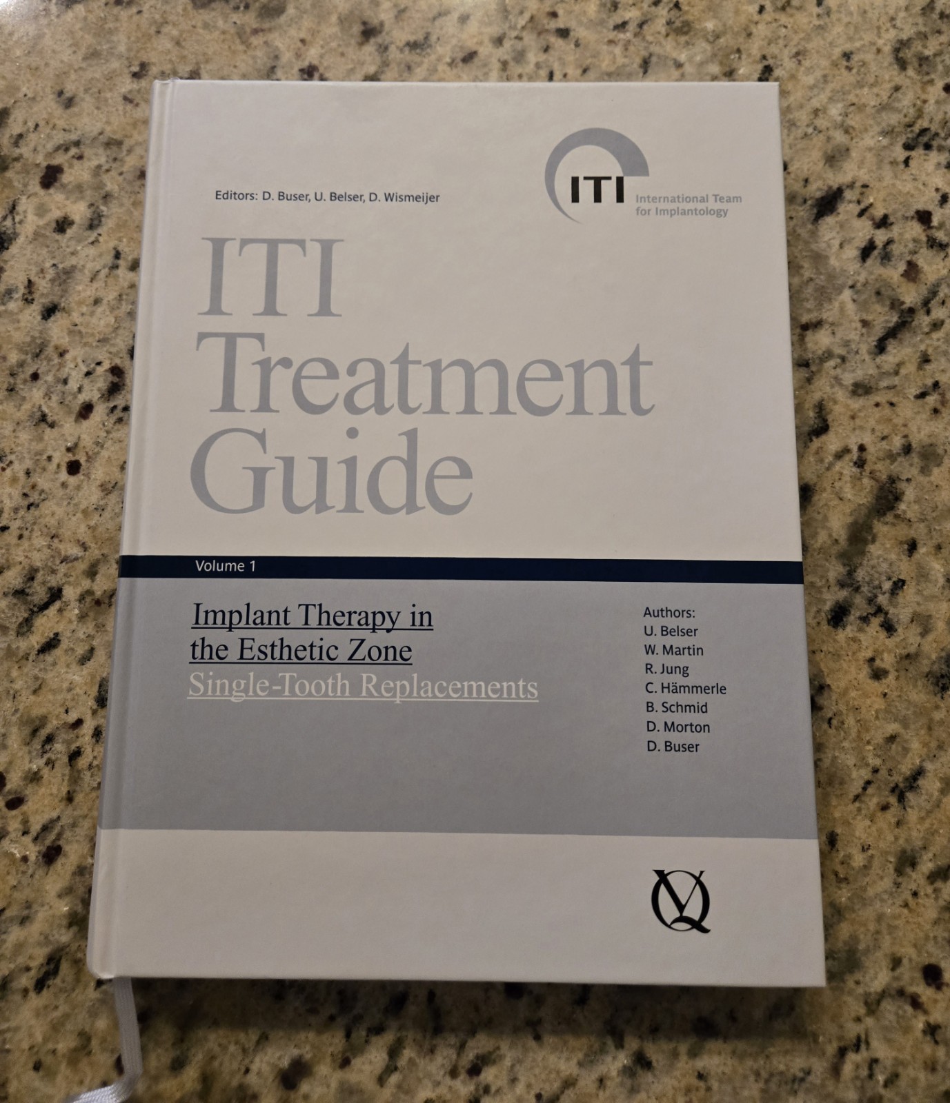 ITI TREATMENT GUIDE, VOLUME 1: IMPLANT THERAPY IN ESTHETIC ZONE SINGLE TOOTH REP
