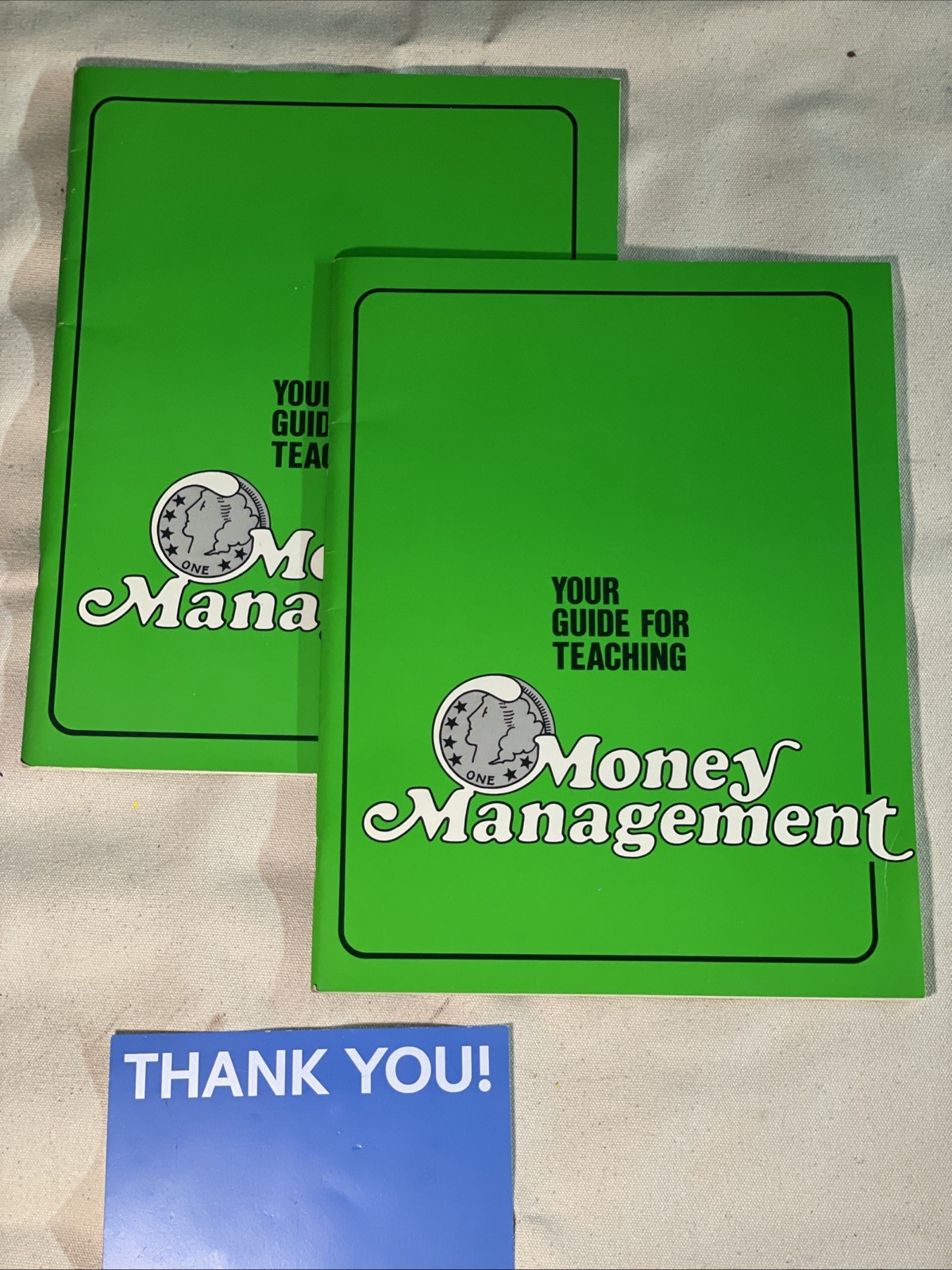 x2 Vintage 1977 Teaching Guide For Money Management By Household International