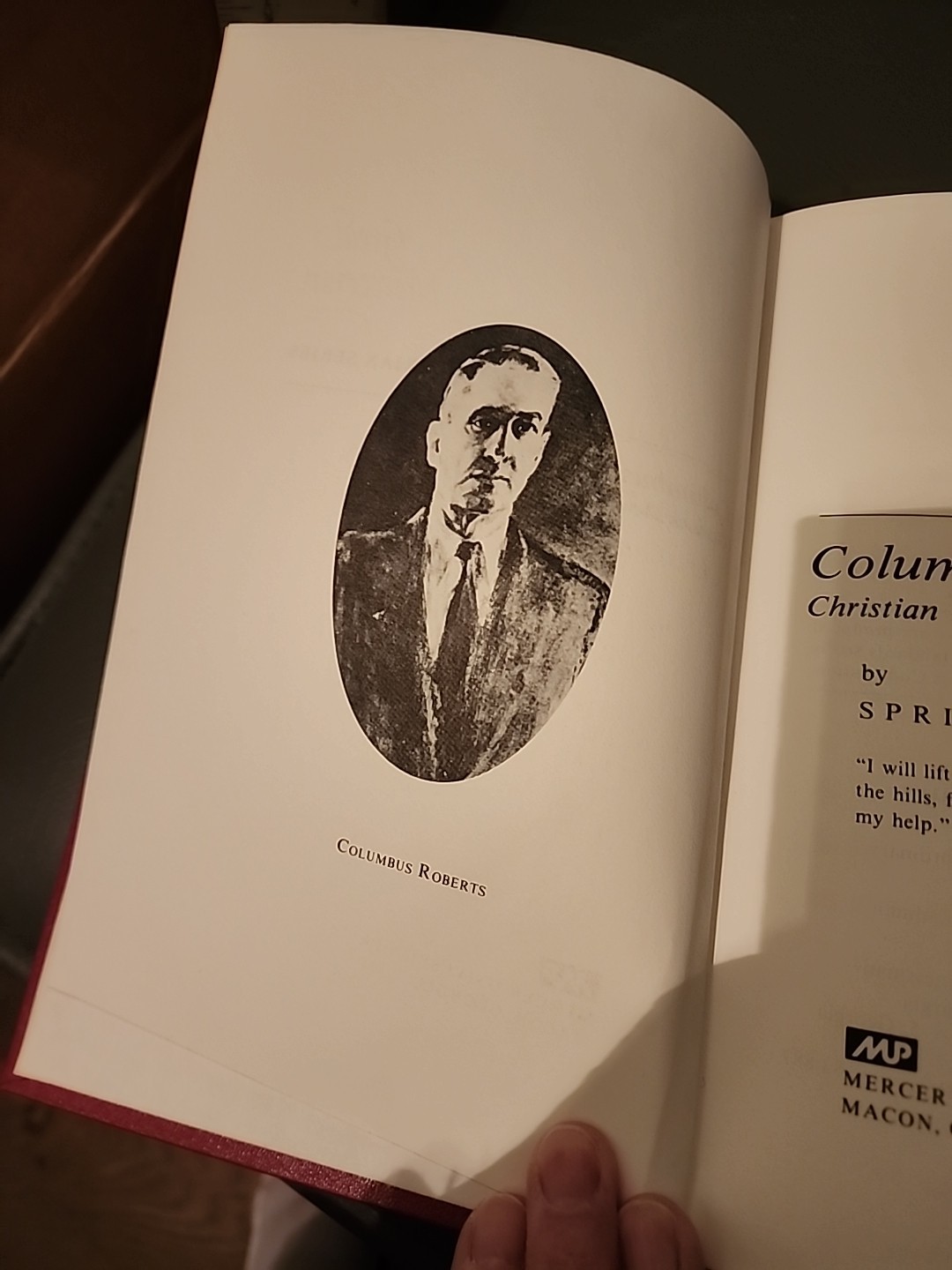 Columbus Roberts Christian Steward Extraordinary 1983 Bible Spright Dowell