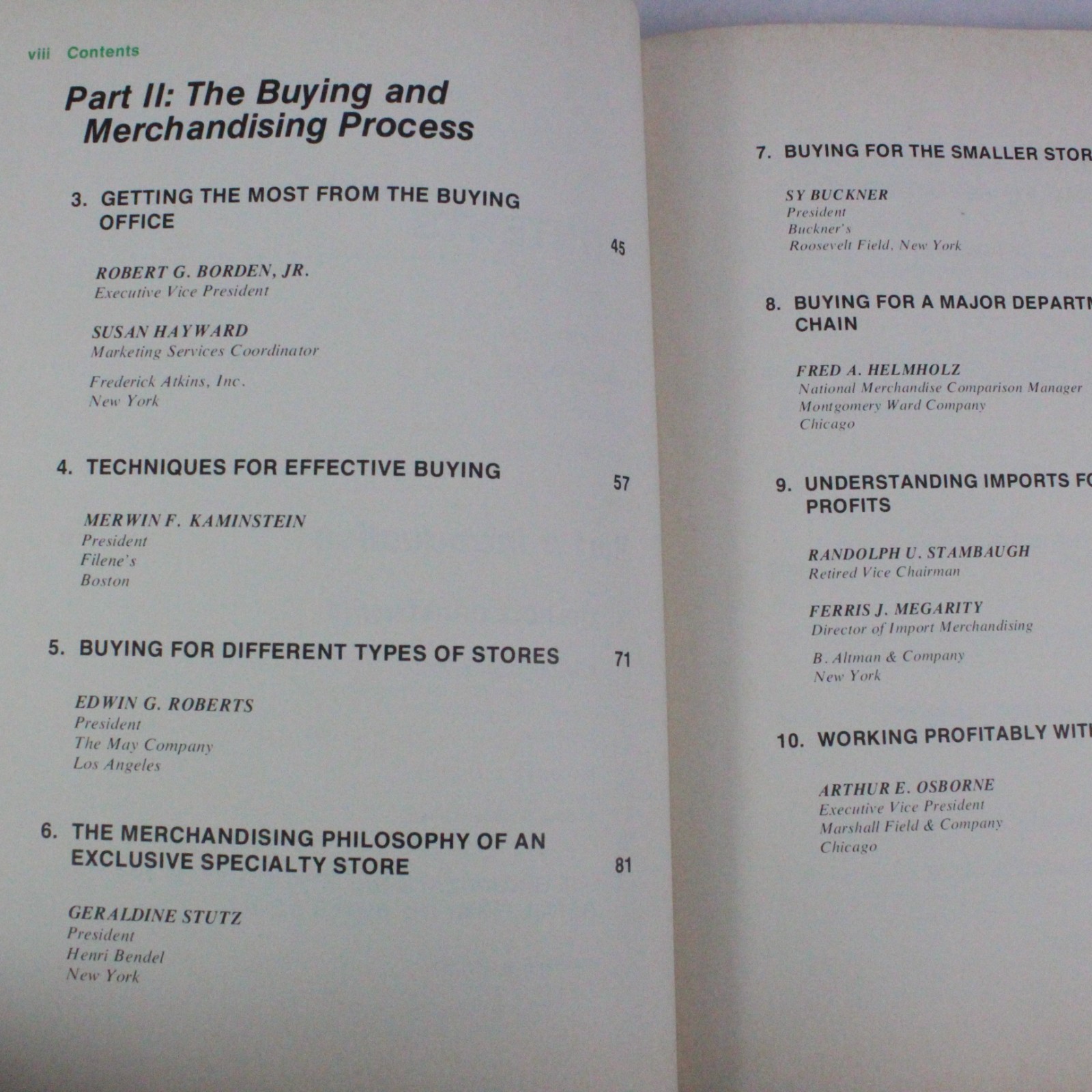 The Buyer’s Manual: 1979 National Retail Merchants Association First Printing
