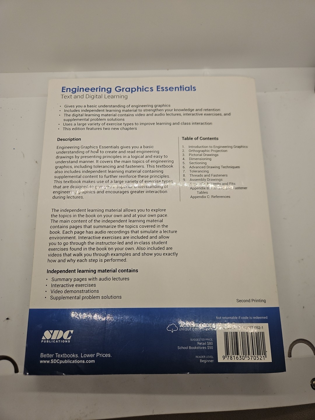 Engineering Graphics Essentials 5th – Paperback, by Plantenburg Kirstie