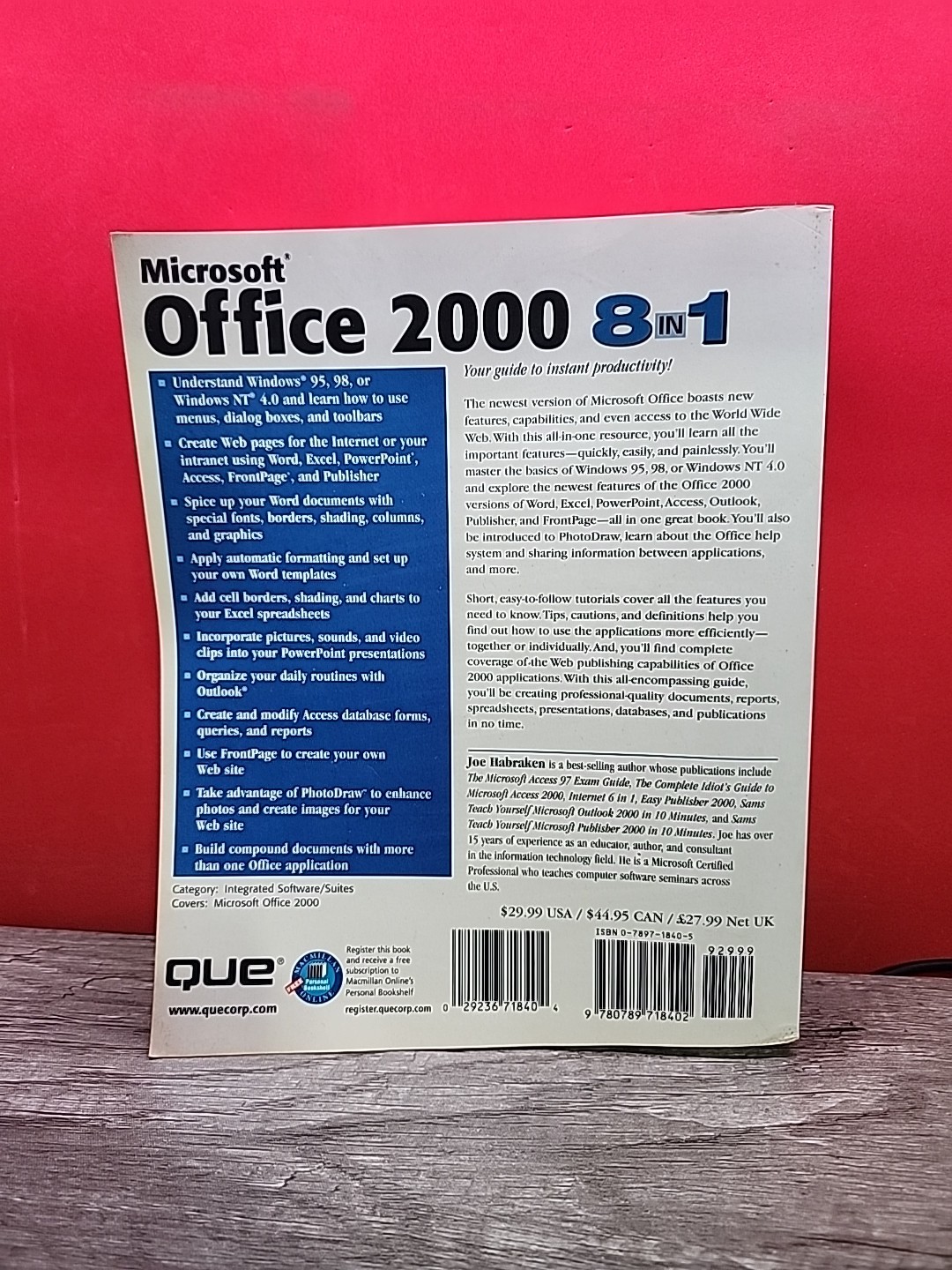 Microsoft Office 2000 – 8 in 1 by Wempen, Faithe Paperback / softback Book The
