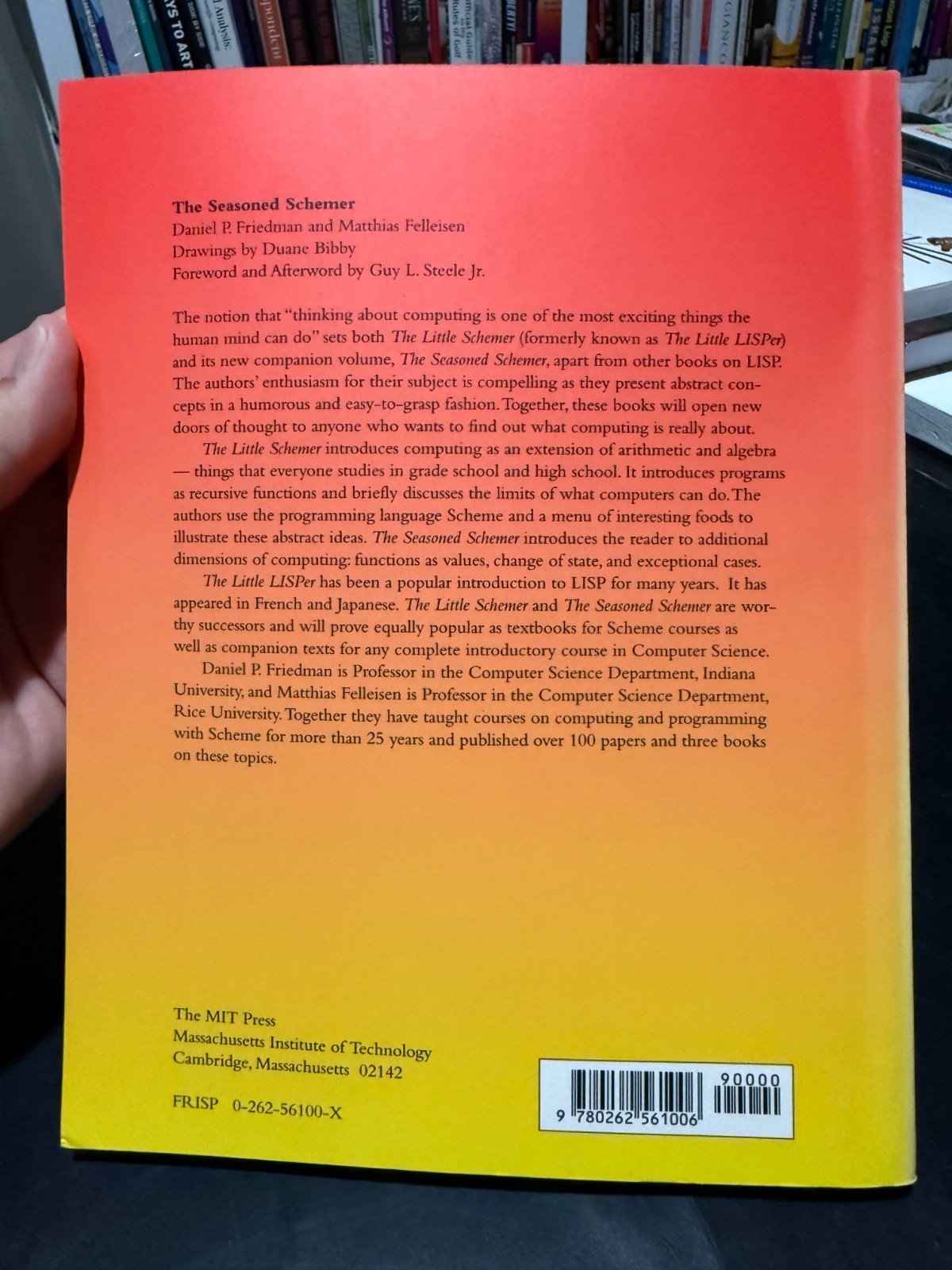 The Seasoned Schemer, second edition (Mit Press) – Like New Condition
