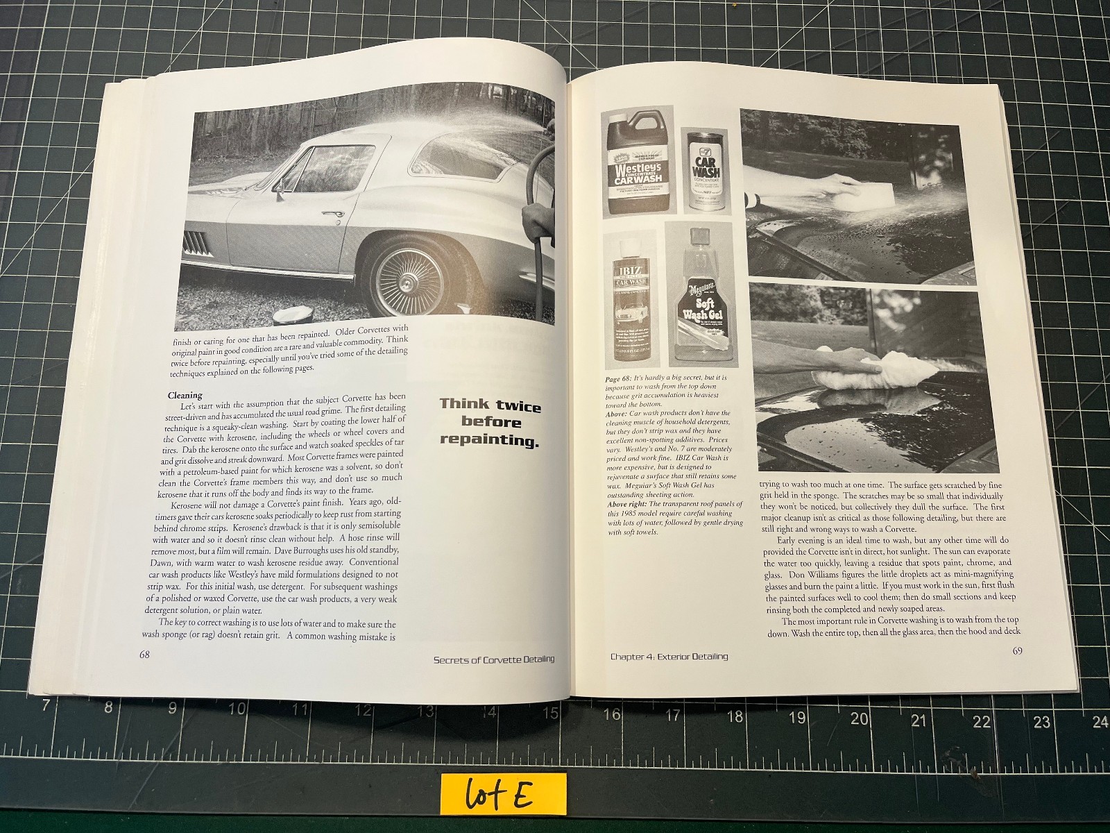Chevrolet Corvette Secrets of Corvette Detailing Book 128 Pages by Mike Antonick