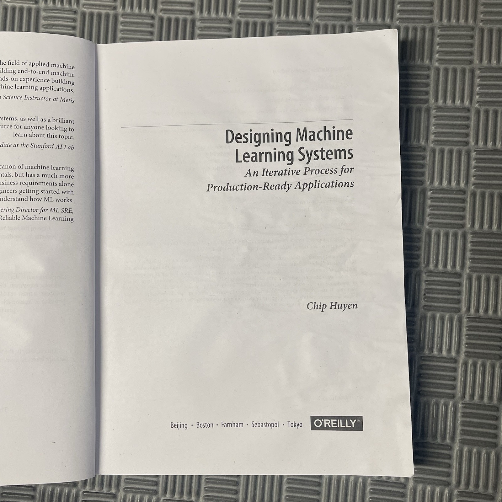 Designing Machine Learning Systems : An Iterative Process for…