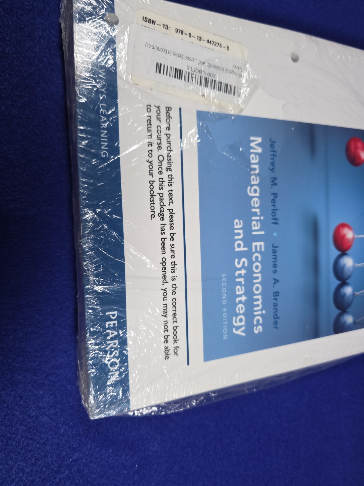 Managerial Economics and Strategy (2nd Edition) (The Pearson Series in Ec – GOOD