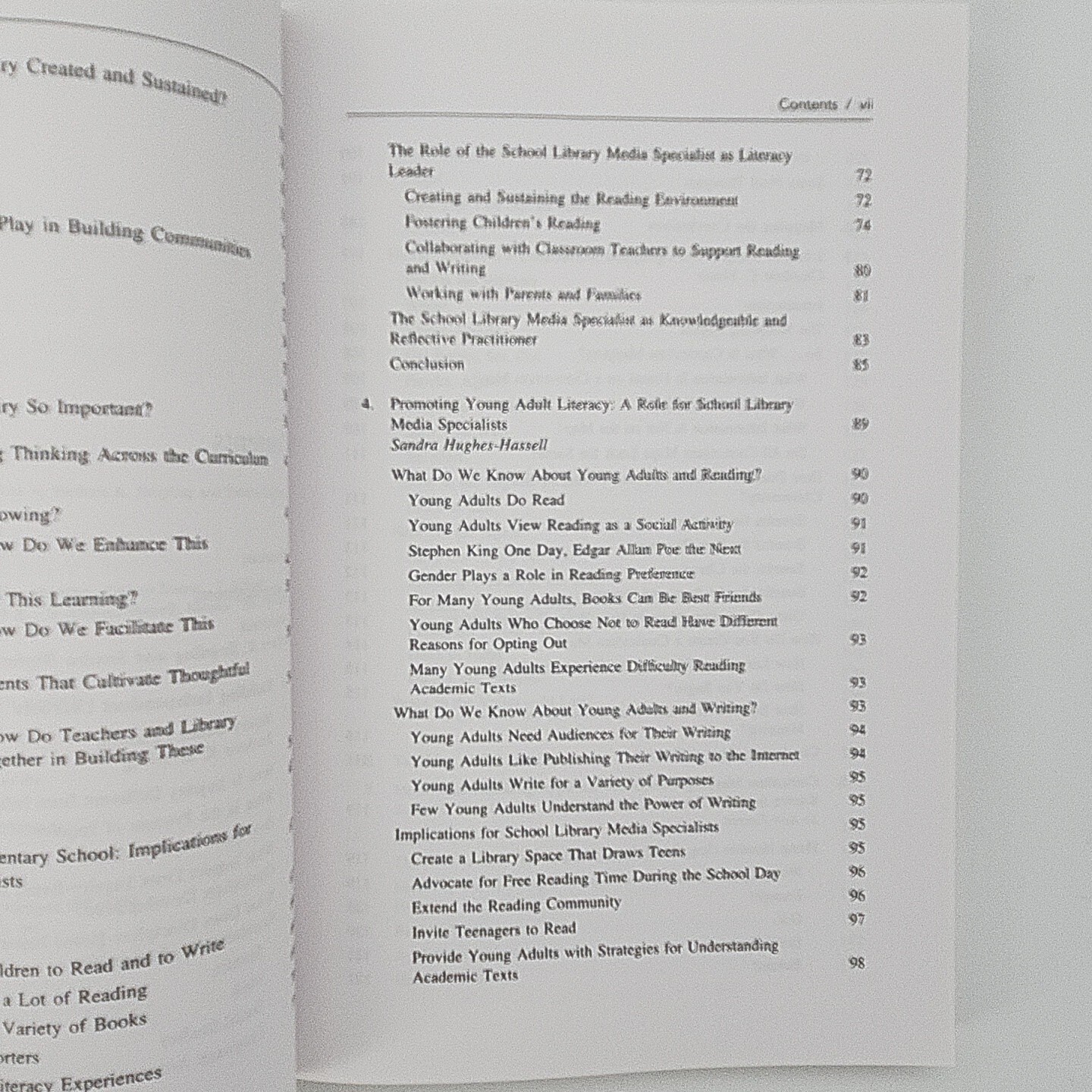 Curriculum Connections through the Library Stripling and Hughes-Hassell Book