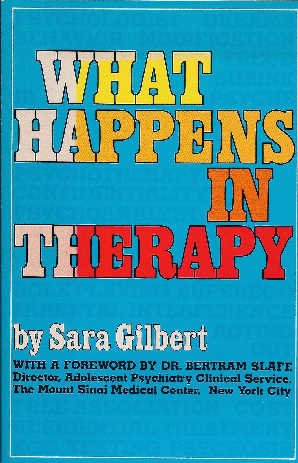 What Happens in Therapy