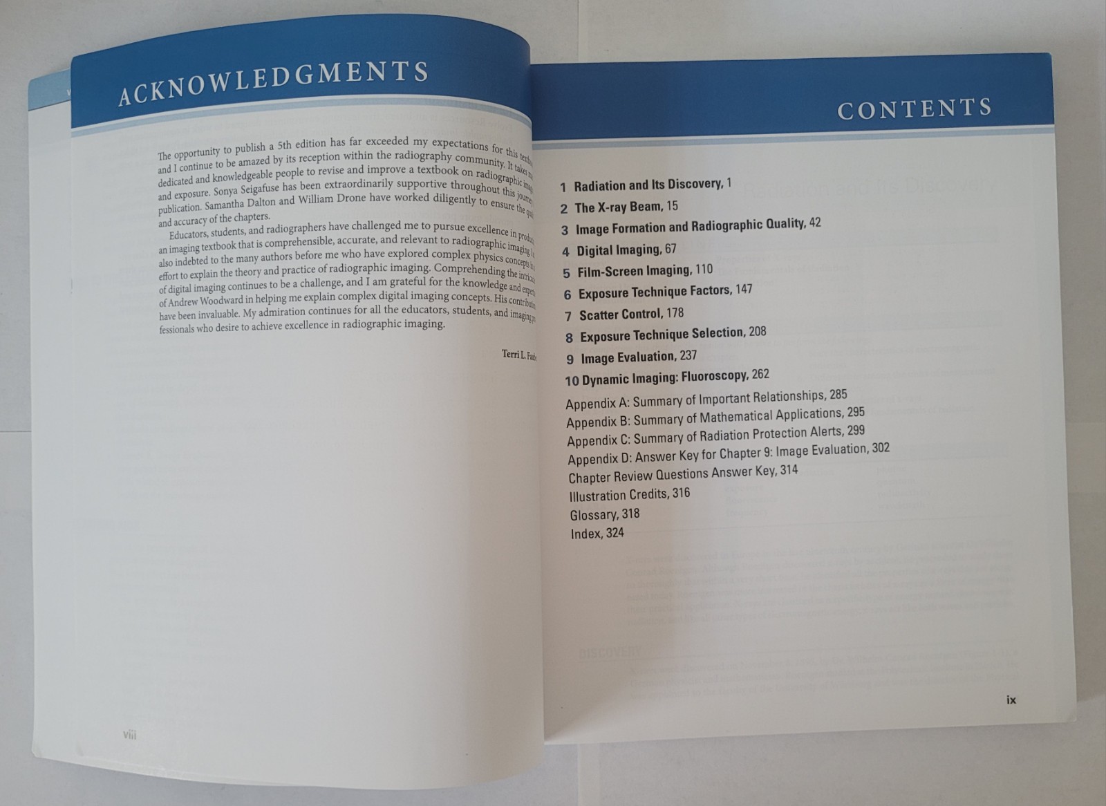 Radiographic Imaging and Exposure Terri L. Fauber 5th Edition