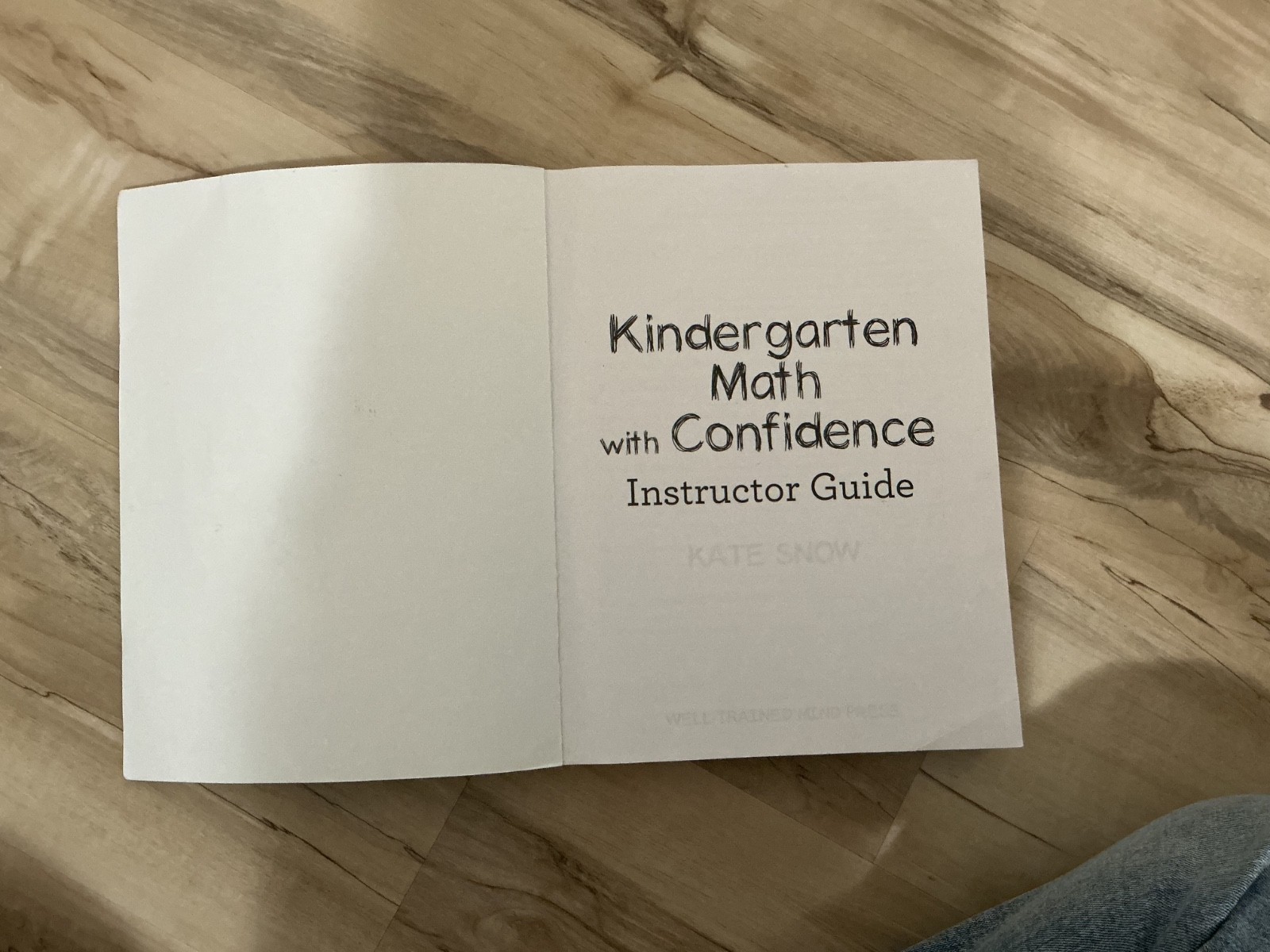 Math with confidence Instructor Guide – Kindergarten Very Good
