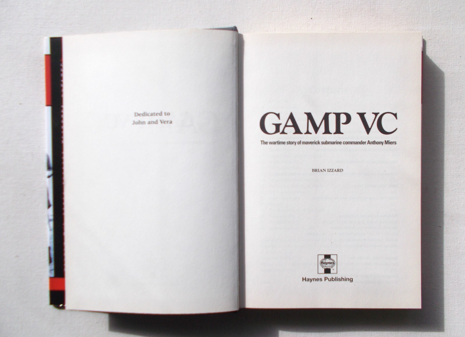 Gamp V.C. Hardback Copy. Free Postage.