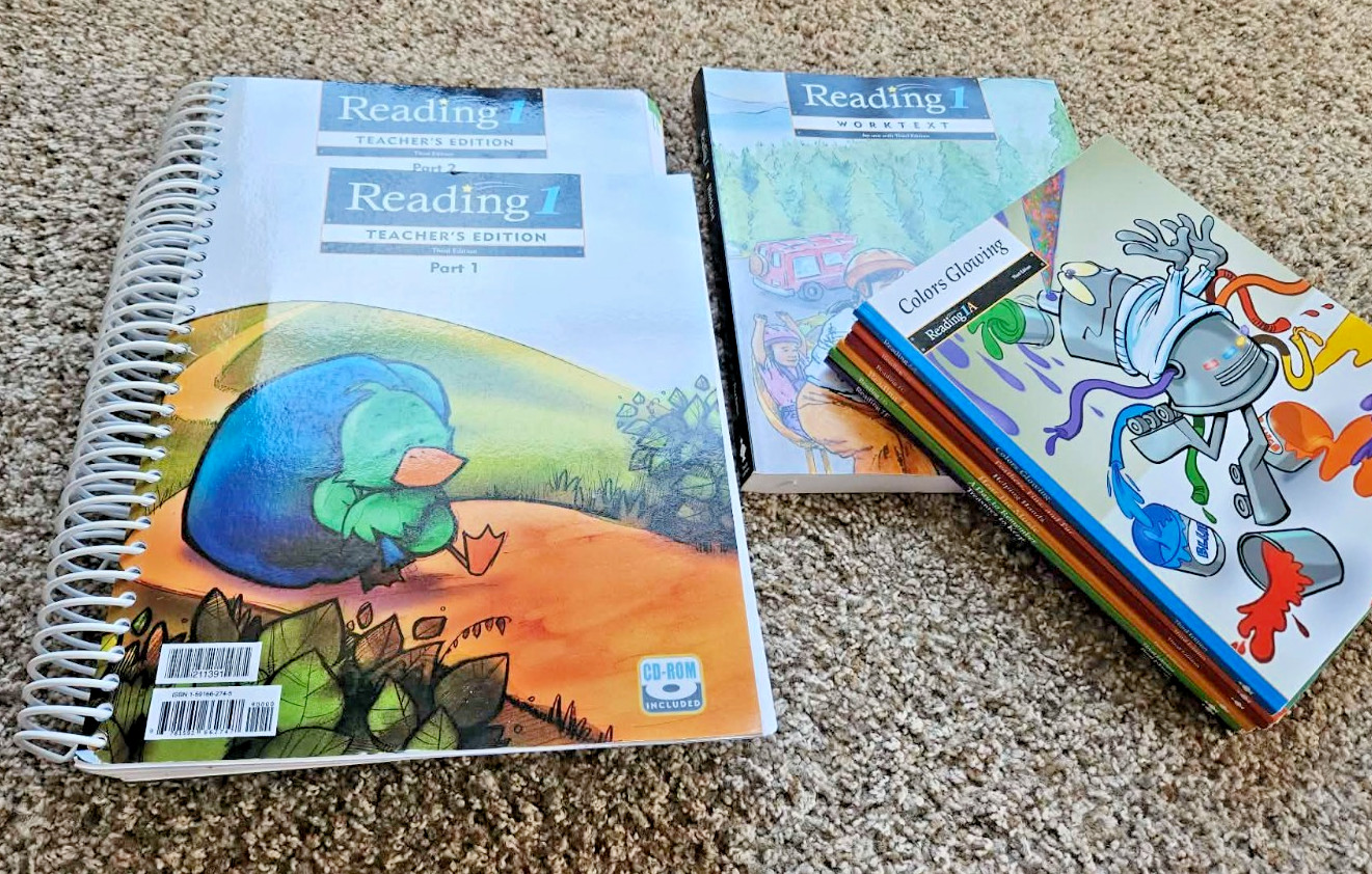 BJU Grade 1 Curriculum FULL SET – Workbooks and Teacher Manuals included