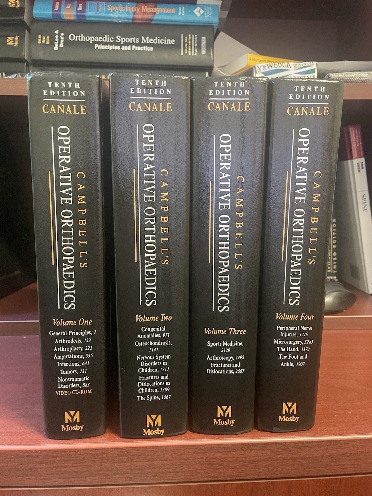 Campbell’s Operative Orthopaedics Tenth Edition 4 Vol Set Canale Mosby Illustra…