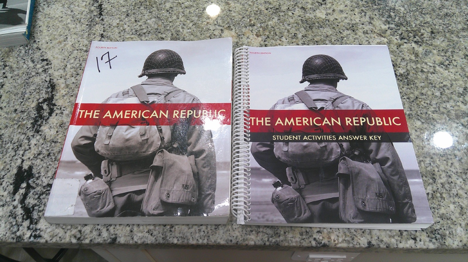 BJU The American Republic Paperback Textbook & Activities Answer Key 4th Ed