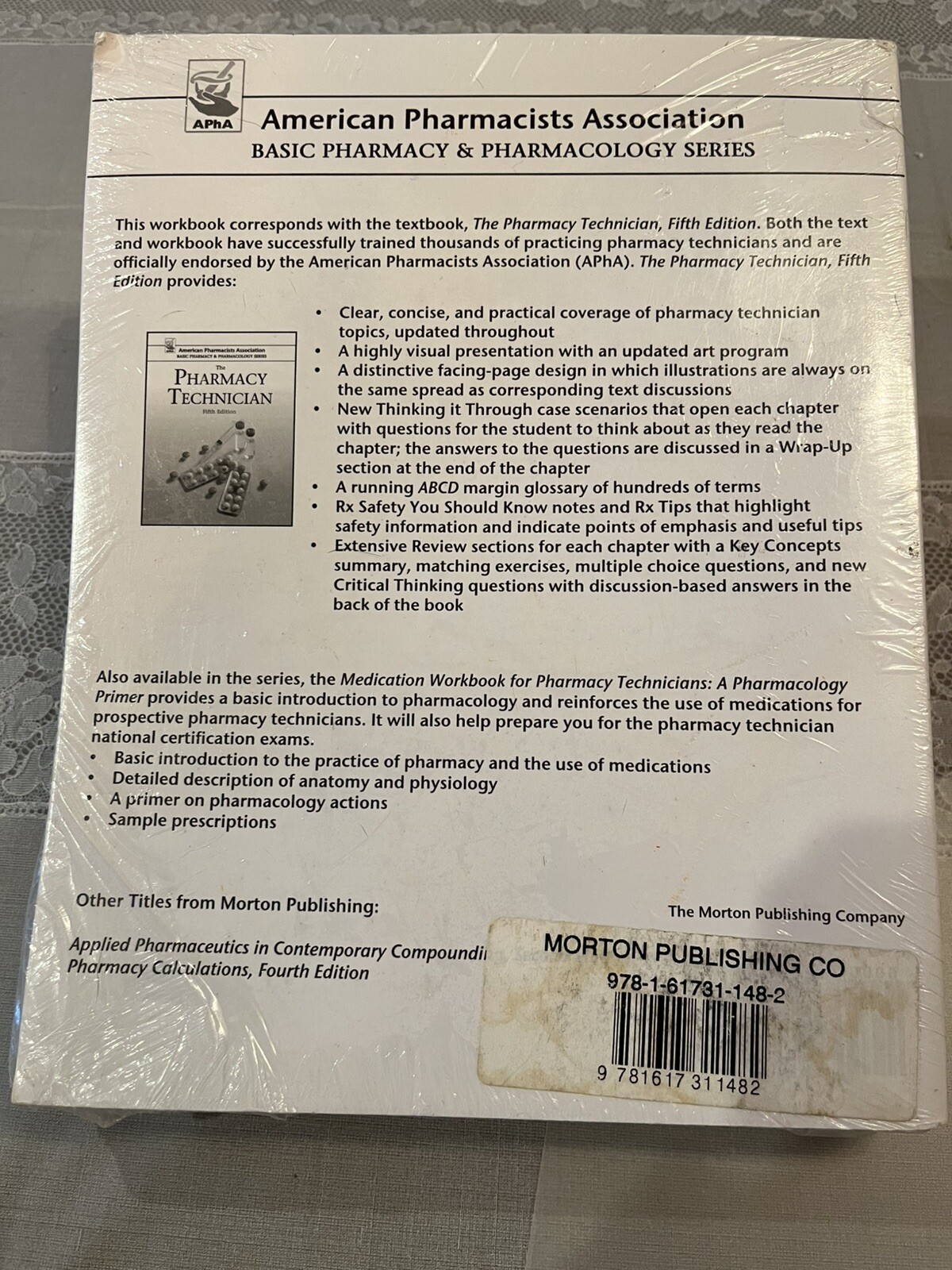 THE PHARMACY TECHNICIAN & WORKBOOK SET By Perspecitve Press 5th Ed. New/Sealed