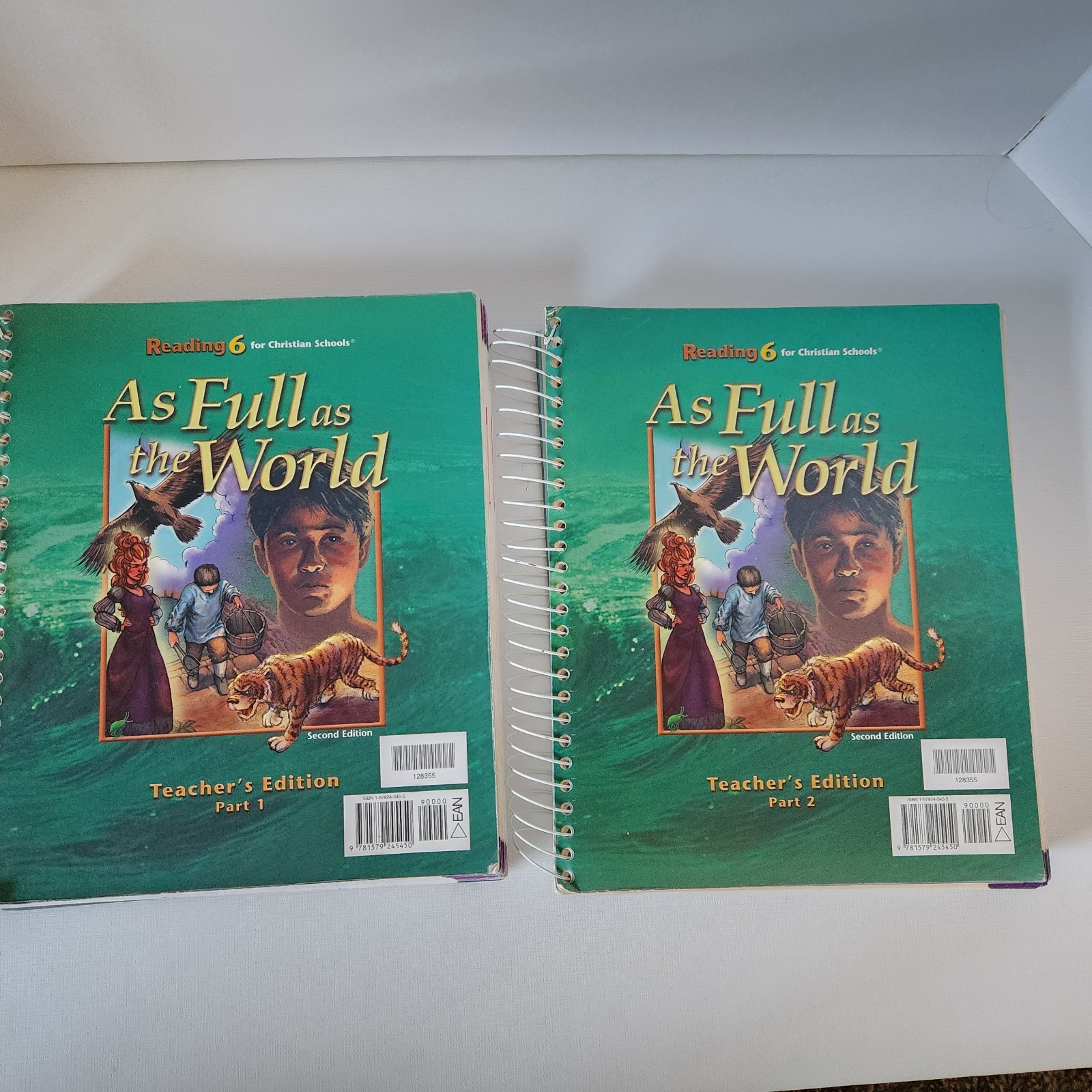 BOB JONES UNIVERSITY BJU Reading 6 As Full as the World 2nd Ed 2003 Homeschool