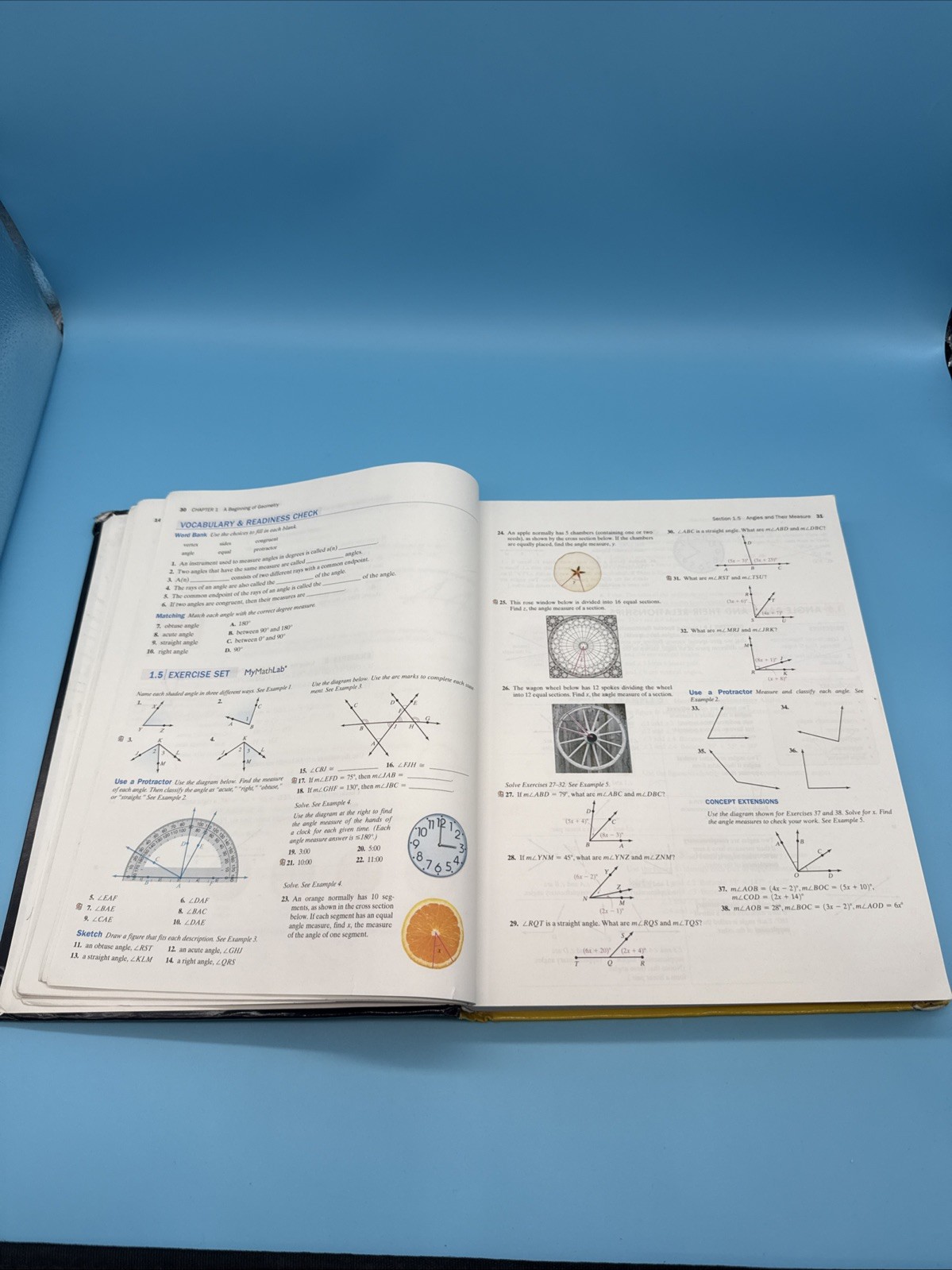 Pearson Geometry Student Text by Elayn Martin-Gay, Math ISBN 978-0-13-409390-1