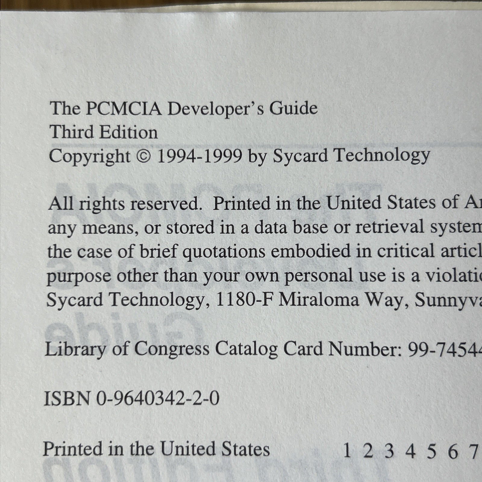 PCMCIA Developer’s Guide 3rd Edition by Mori Welder 1999 Paperback with Disc