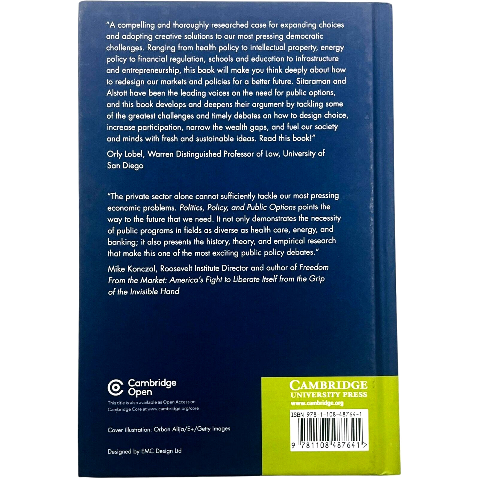 Politics, Policy, and Public Options by Ganesh Sitaraman – Hardcover Book