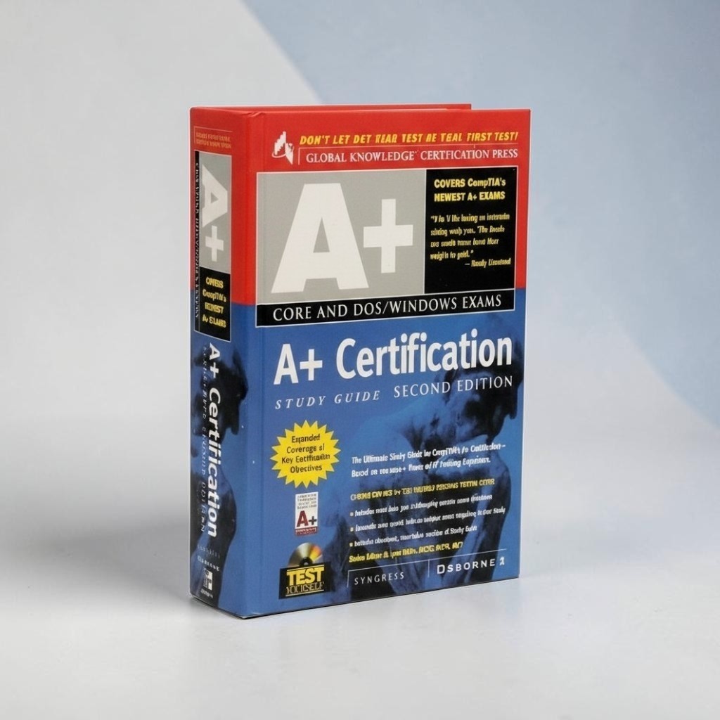 A+ certification 2nd Edition Study Guide Hardcover Book (NO CD-ROM INCLUDED)