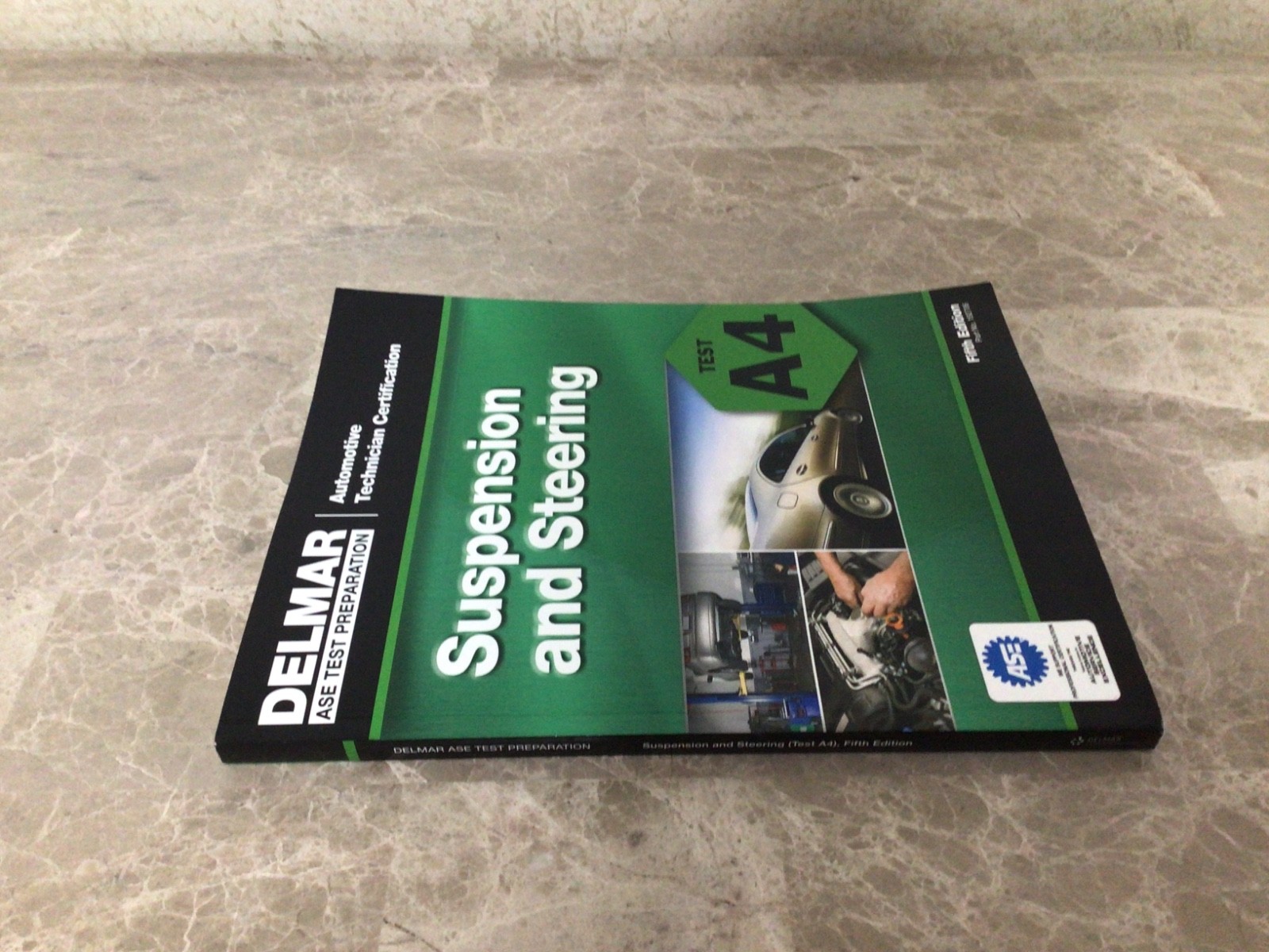 ASE Test Preparation – A4 Suspension and Steering by Delmar (2011, Trade…