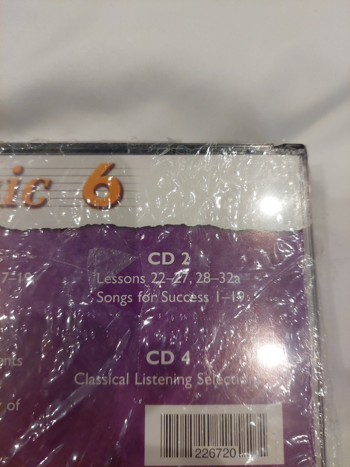 BJU Press Music 6 Four CDs 226720 Bob Jones Music 6 Compact Discs