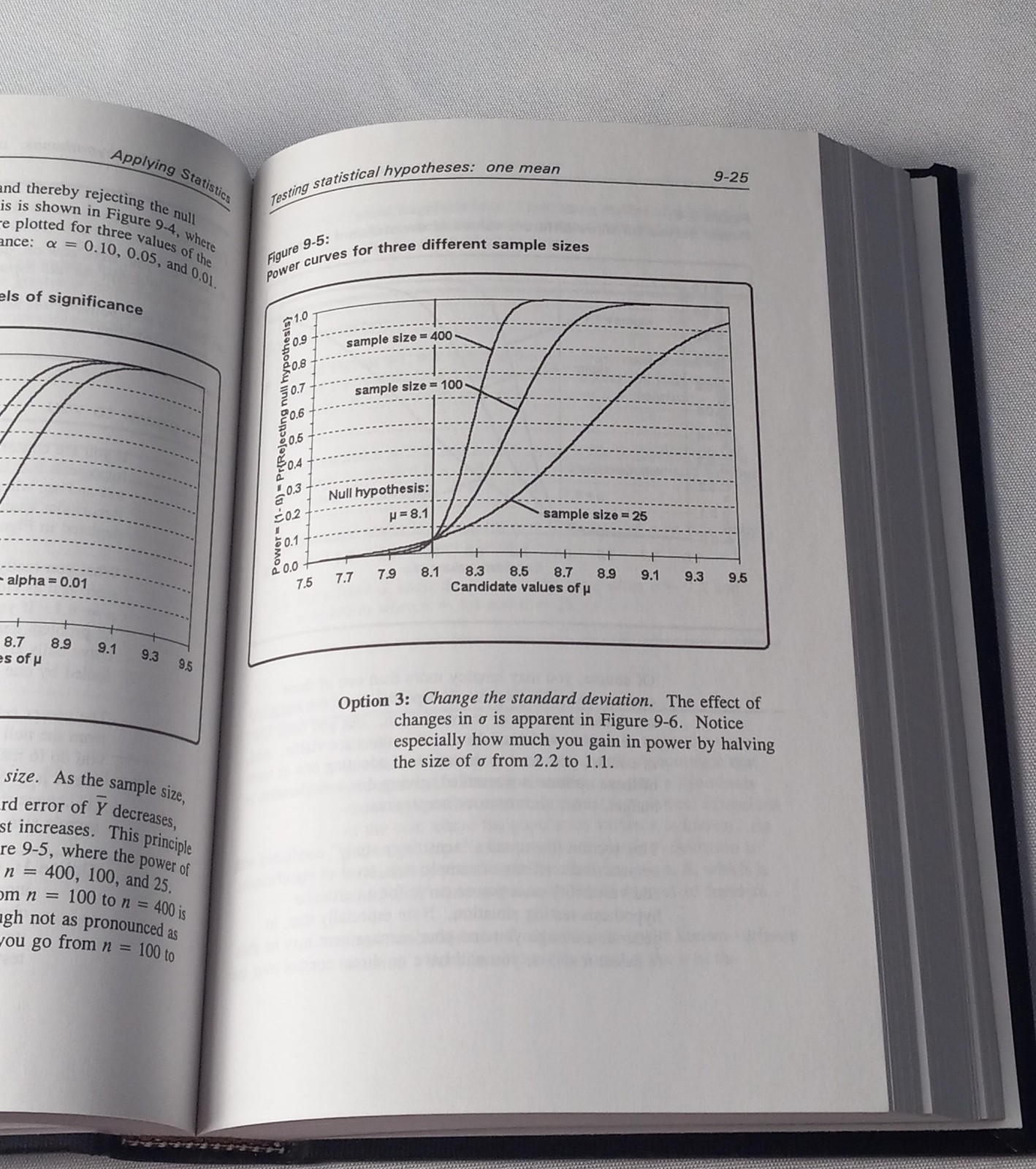 Vintage Applying Statistics Dan Lurie Roger H. Moore Hardcover 1994 Signed Black