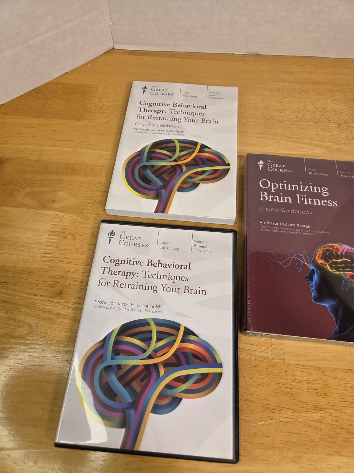 Lot Of 3 The Great Courses Health & Wellness And Personal Development
