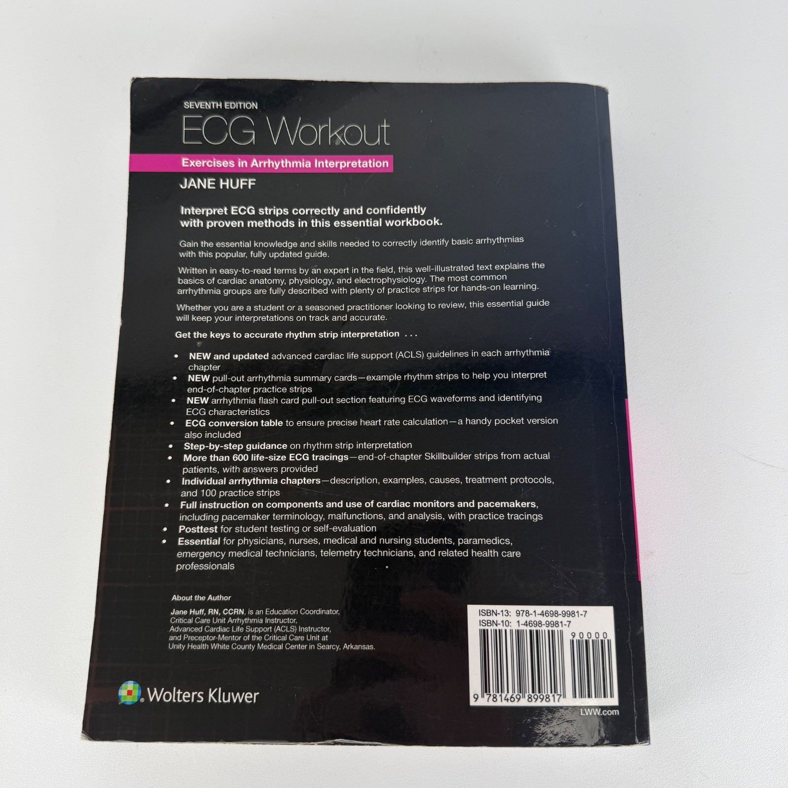 ECG Workout, Seventh Edition / 7th Ed. Jane Huff, Exercises in Arrhythmia Interp
