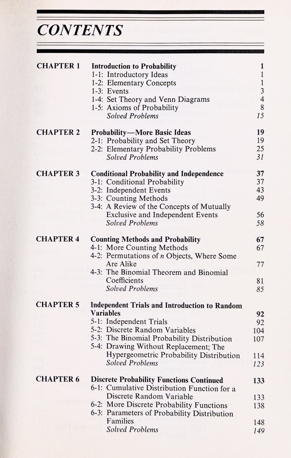 1992 Rothenberg HBJ COLLEGE OUTLINE: PROBABILITY & STATISTICS review manual TPB