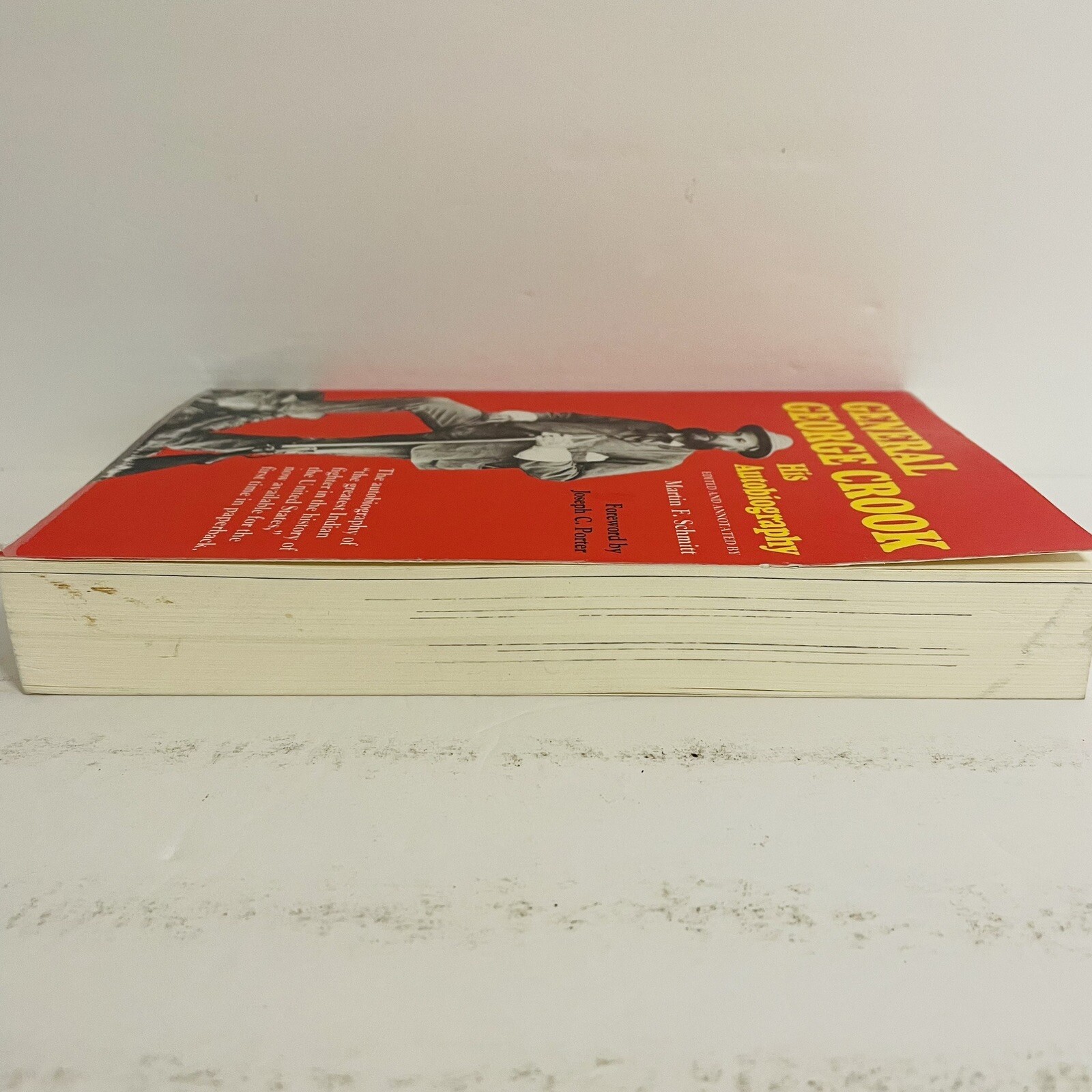 General George Crook His Autobiography Paperback Martin F. Schmitt 1986
