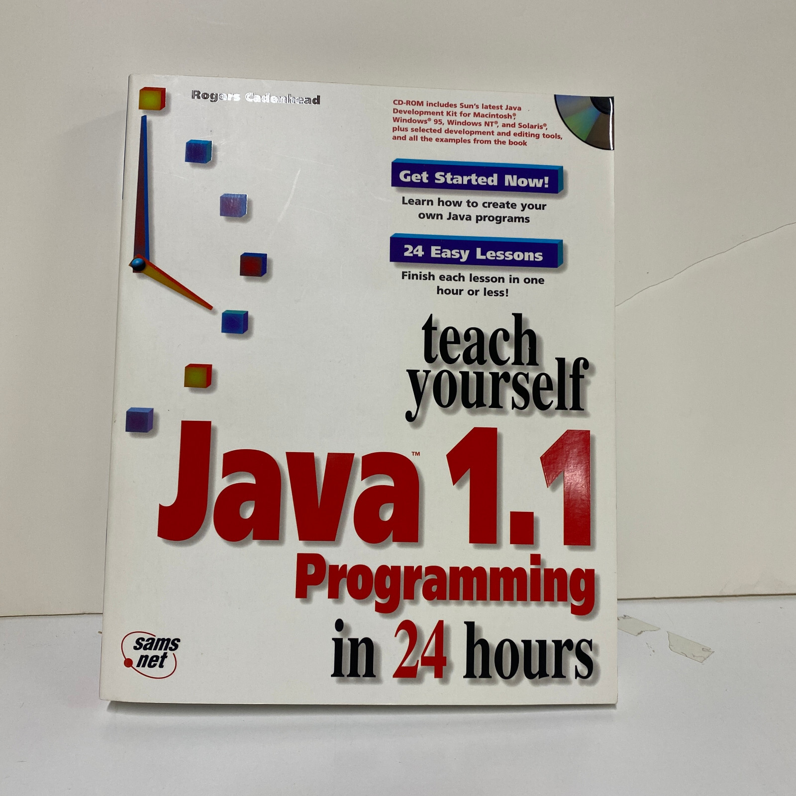 Teach Yourself Java 1.1 Programming in 24 Hours by Rogers Cadenhead CD-ROM