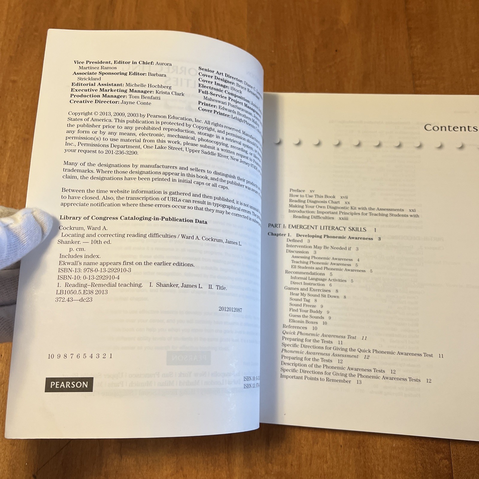 Locating and Correcting Reading Difficulties by James Shanker and Ward…