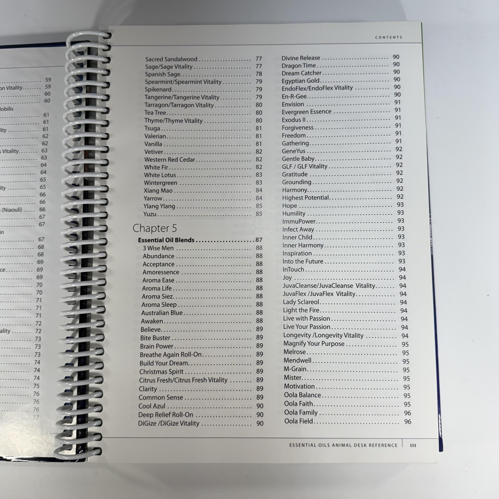 1st Edition Essential Oils Animal Desk Reference EODR Spiral Bound Text Book HTF