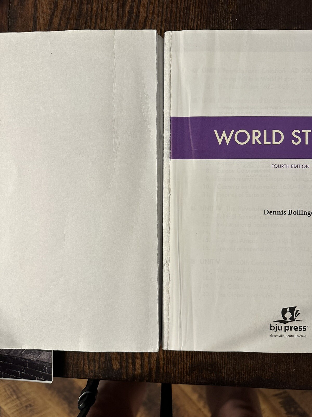 Bob Jones University World Studies Student Textbook And Activity Book Answer Key