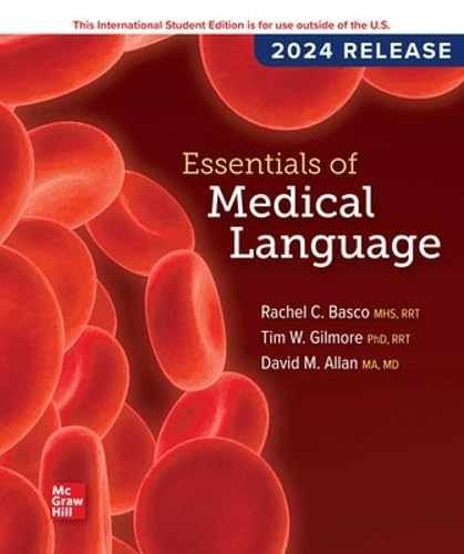 Essentials of Medical Language: 2024 – Paperback, by Rachel Basco – Acceptable