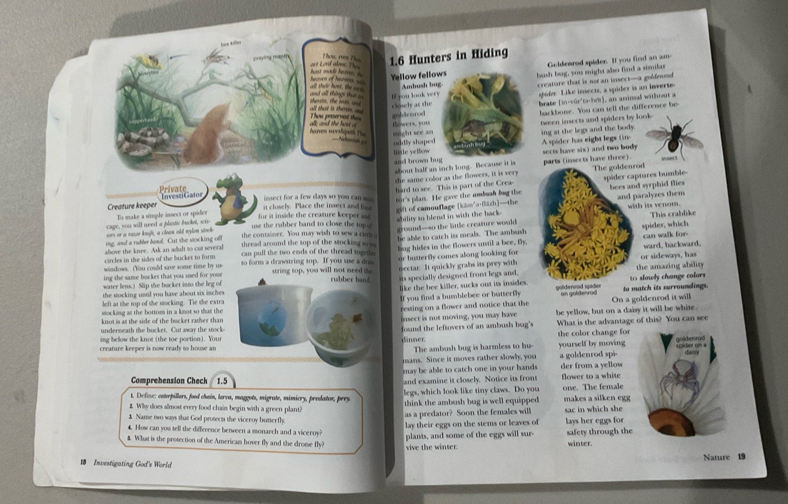 USED Abeka 5th Grade Investigating God’s World Science Book Set 4th Ed – 5 Books