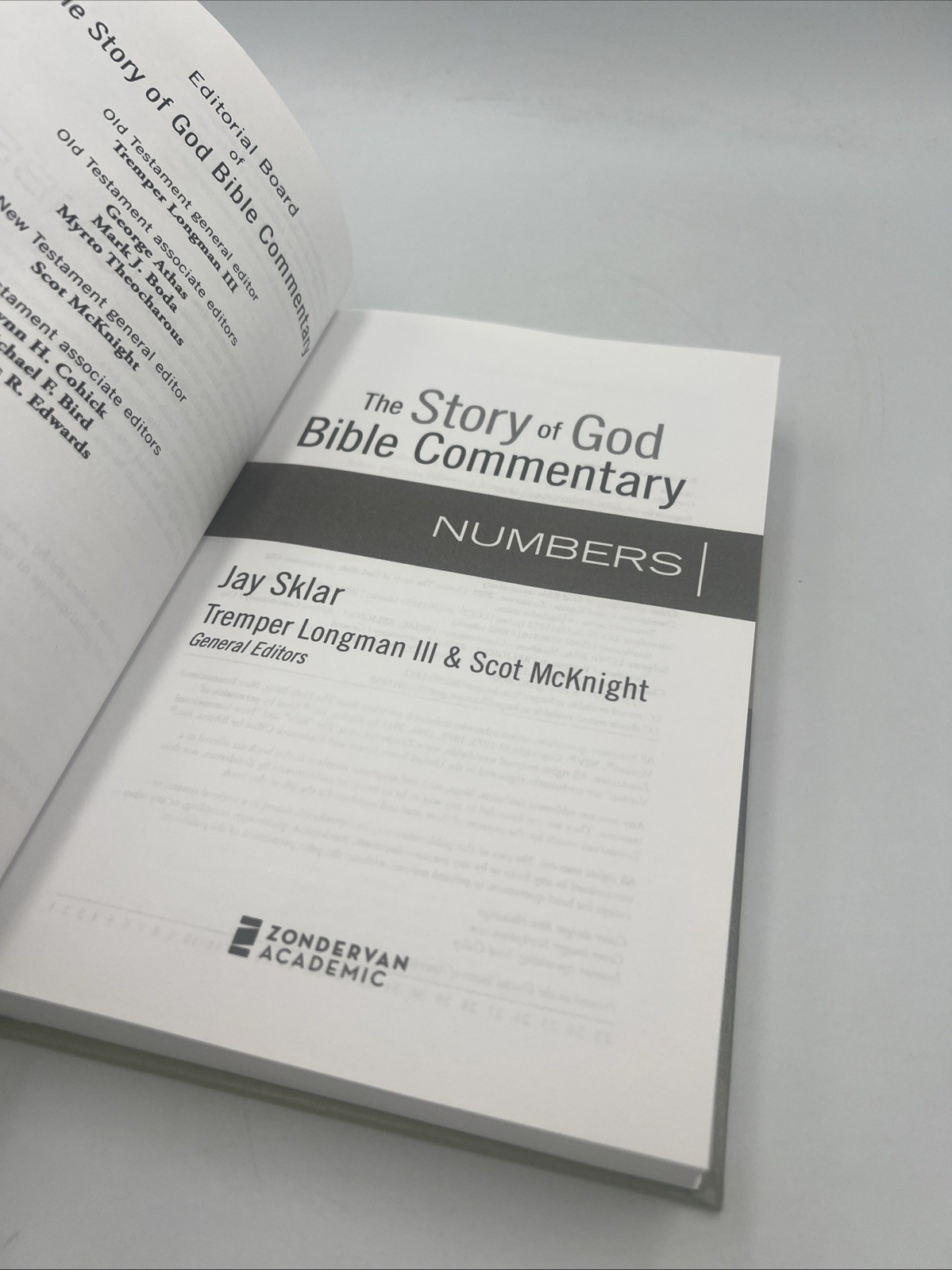 The Story of God Bible Commentary Ser.: Numbers by Tremper Longman III (2023,…