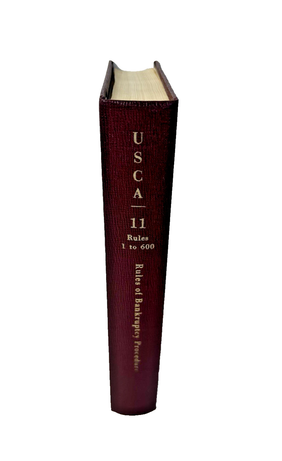 United States Code Annotated Title 11 Rules Of Bankruptcy Procedures Book