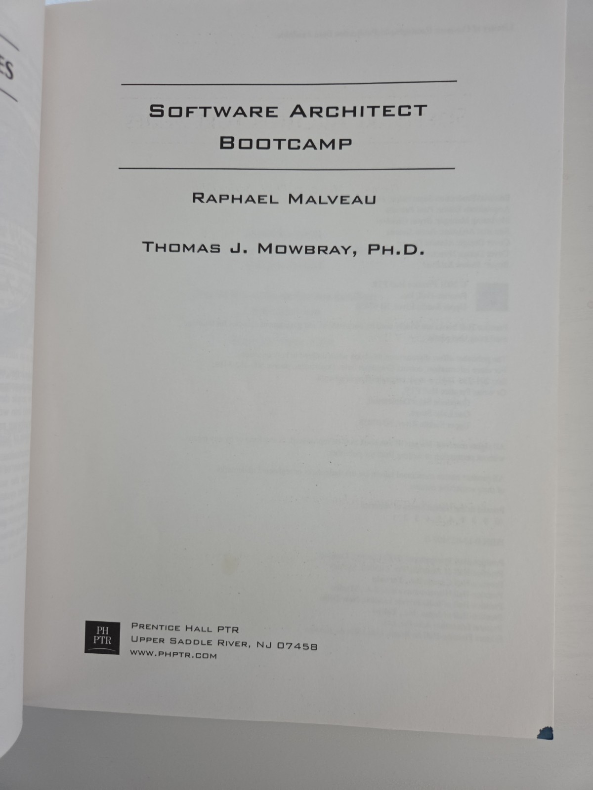 Software Architecture Ser.: Software Architect Bootcamp : A Programmer’s…