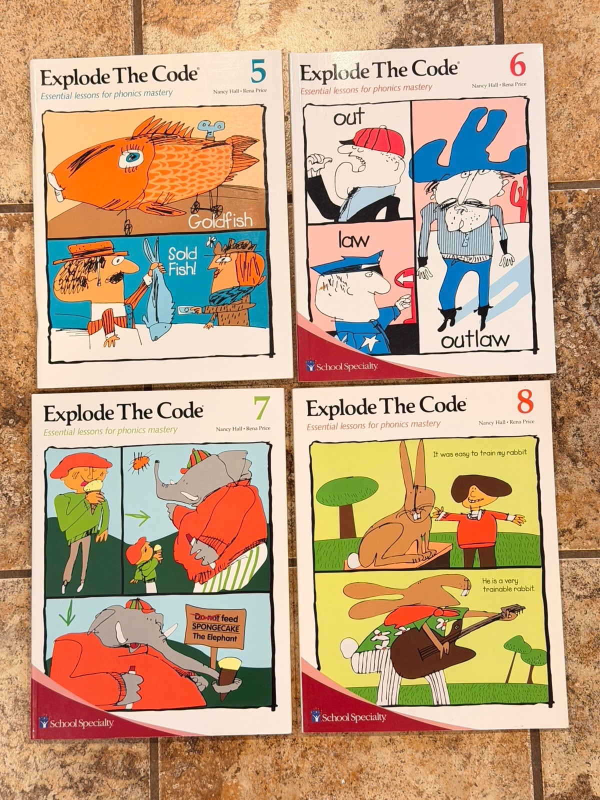 Explode The Code 5, 6, 7, & 8 Booklets Lot of 4 Education Phonics English